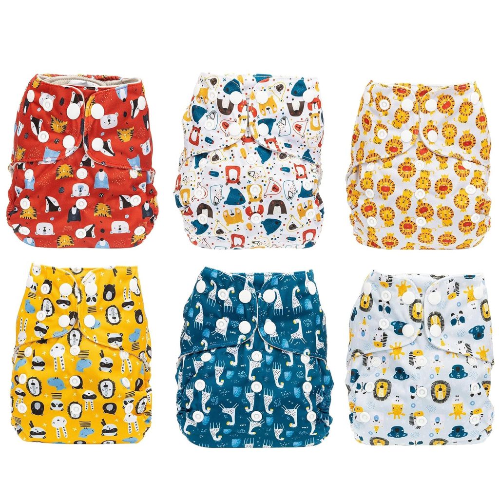 Simple Being Reusable Cloth Diapers Double Gusset One Size Adjustable