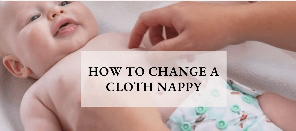 How to change a cloth nappy