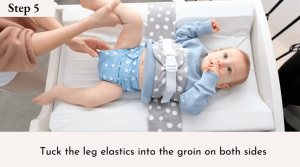how to change a cloth nappy 3